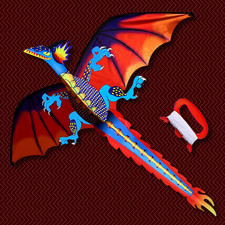 3D Dragon Single Line Kite For Adult Kids Classical Sports Outdoor Easy To Fly