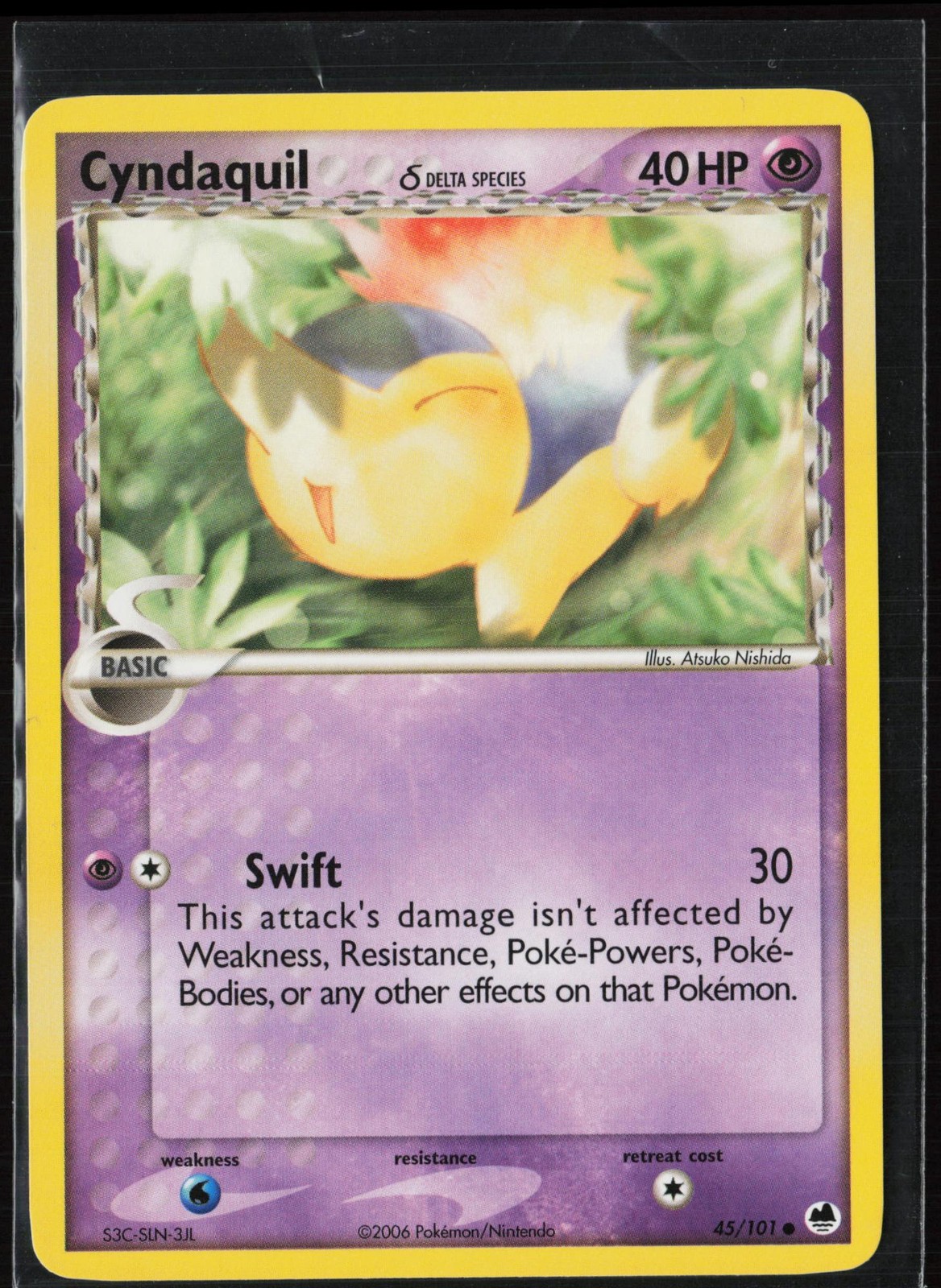 Cyndaquil 45/101 Common Dragon Frontiers Pokemon Lightly Played