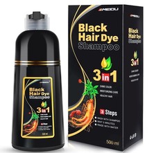 Hair Dye Shampoo 3 in 1 Hair Shampoo Instant Hair Dye Herbal Ingredients Gift US