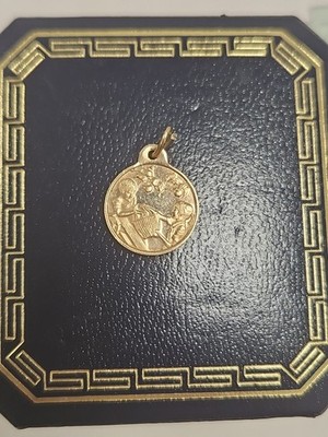 14kt Gold Franklin Mint Liebesmedaille Charm