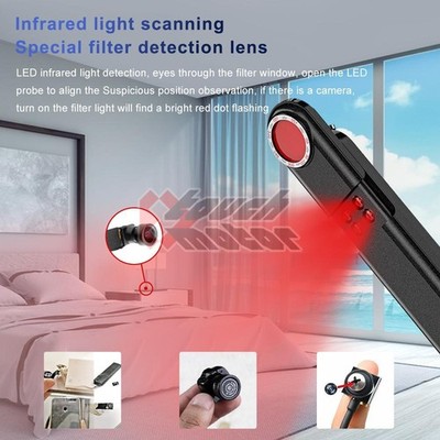 Anti Spy Hidden Camera Detector Wireless Tracker Finder Privacy Safe Portable
