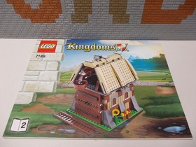 (R3/9) Lego Barn from 7189 Attack on the Mill Village with BA
