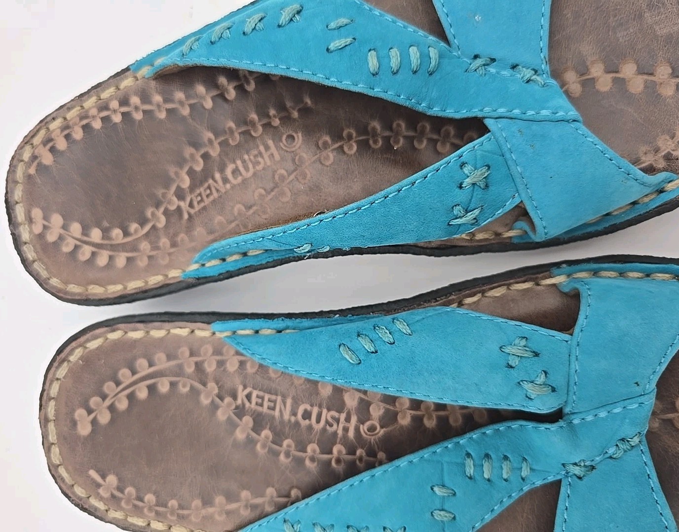 Sandali Keen Cush donna 5 pelle turchese slide comodi estivi casual