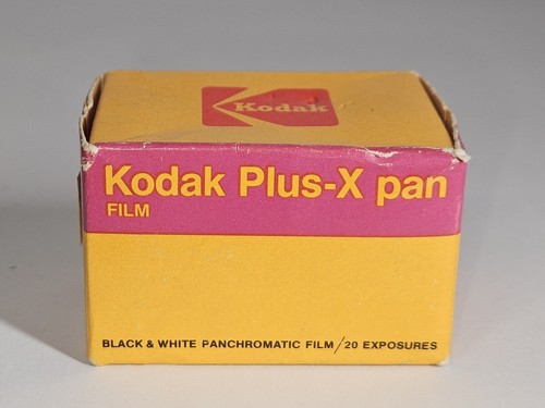 Vintage NOS Kodak Plus-X Pan Film 35mm • PX 135-20• Expired 3/1983 ISO 125
