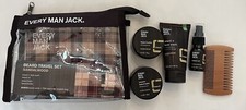New Never Used Every Man Jack Grooming Beard Travel Kit For Men