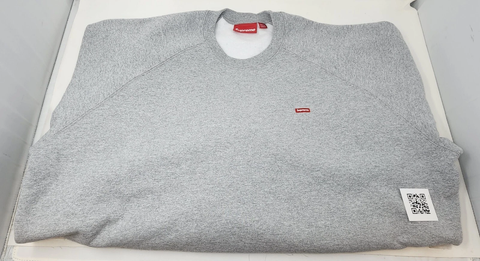Sweat gris Supreme taille XL