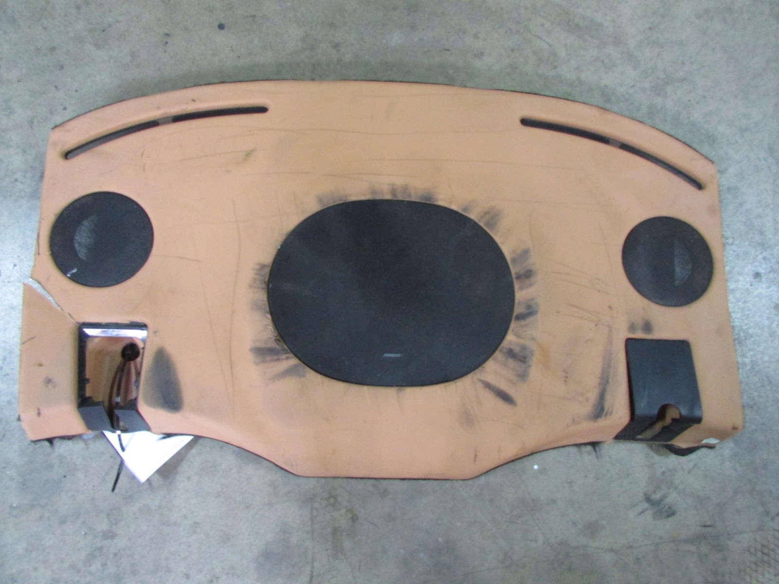 Maserati Granturismo, Parcel Shelf, Beige, Leather, Used, Damaged, P/N 69973500