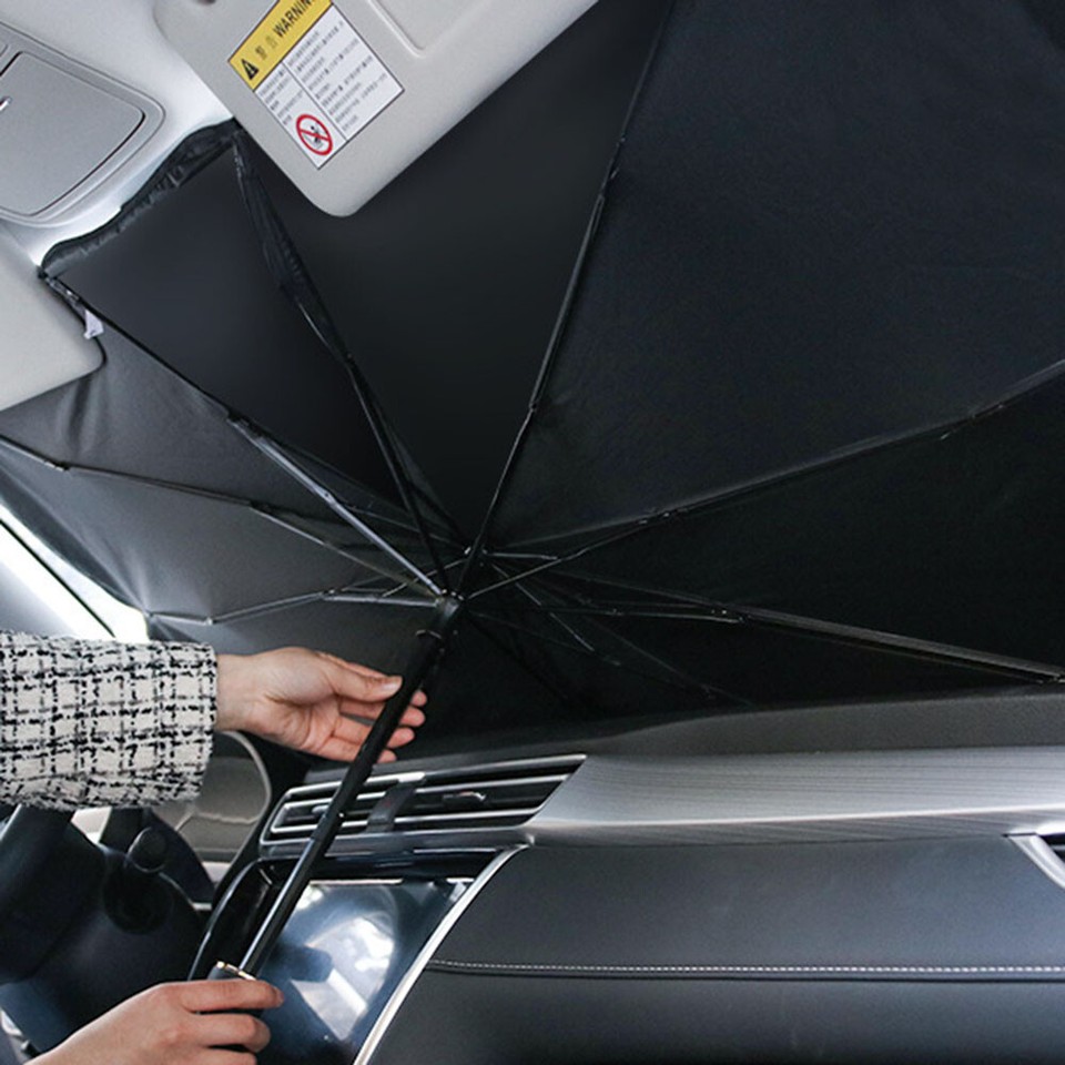 Hello Gorgeous Car Windshield Sunshade, Pink Crown Eyelash Front Window Sun Shades, Folding Block UV Rays Sun Visor Protector, Sun Shield For Car Sedan Truck SUV Cute Auto Accessories 51x27.5 In - Foto 8