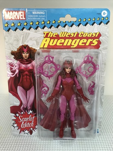 Marvel Legends Retro Scarlet Witch West Coast Avengers 1/12 Scale Figure NEW NIB