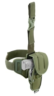 Fondina cosciale M92 Defcon 5 capitolato Esercito Italiano verde D5-GS2004 OD