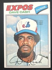 1977 TOPPS #649 DAVE CASH  VINTAGE CARD  EXPOS