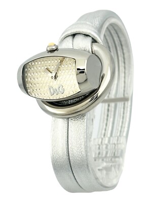 D&G Dolce and Gabbana DW0167 Women's Rhinestone Pattern Dial Squaw
