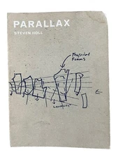 Parallax by Steven Holl~ Firm Cardboard Trade Paperback