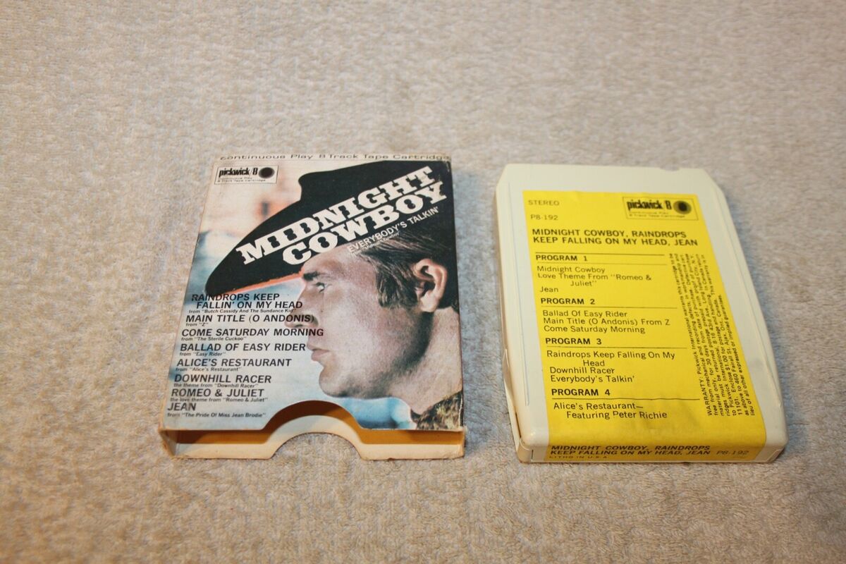 Midnight Cowboy, 8 Track Tape Cartridge, Various Artist, w Midnight Cowboy, 8 Track Tape Cartridge, Various Artist, w