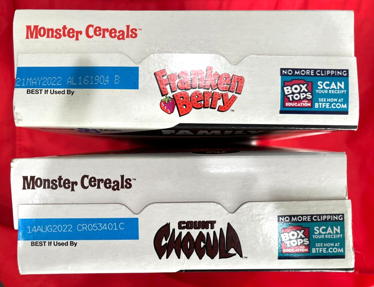 Franken berry 確認用 50 Anniversary MONSTER Cereals FRANKEN BERRY + COUNT CHOCULA