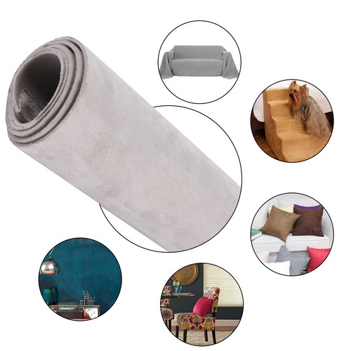 74"x60" Gray Suede Headliner Fabric Car Interior Ceiling Upholstery Material - Picture 11 of 12
