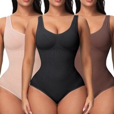 Comfort Bodysuit Shapewear Tummy Control Compression Full Body Shaper Tank Tops