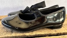 Tap Dance Shoes American Ballet Theatre Lace Up Girls Sz 1 Kids