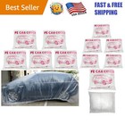 Universal Disposable Car Covers - Clear Plastic for SUVs and Multi-Seat Vehicles