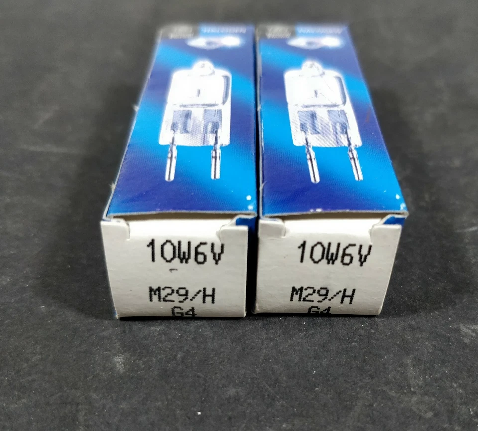 5 x 6V 10W G4 Halogen Warm White Globe Bulb Lamp Bi-Pin General Electric - Image 2 of 2