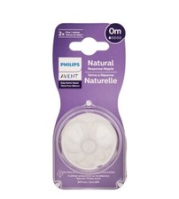 LOT OF 3 Philips Avent Flow 1 Natural Response Nipple 0 Month 2 PACK