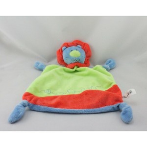 Chat Tigre Plat // Semi plat Doudou plat lion orange vert BABY SMILE Lion