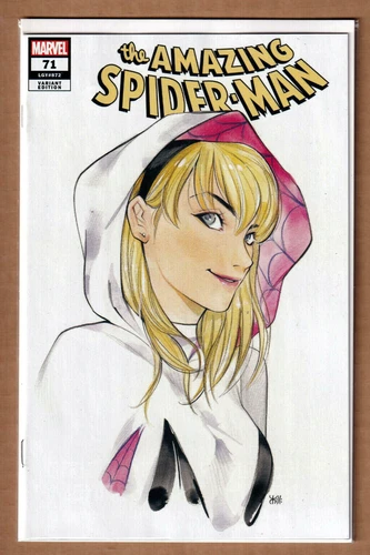 AMAZING SPIDER-MAN #71 PEACH MOMOKO SPIDER-GWEN  ANIME VARIANT 2021 NM