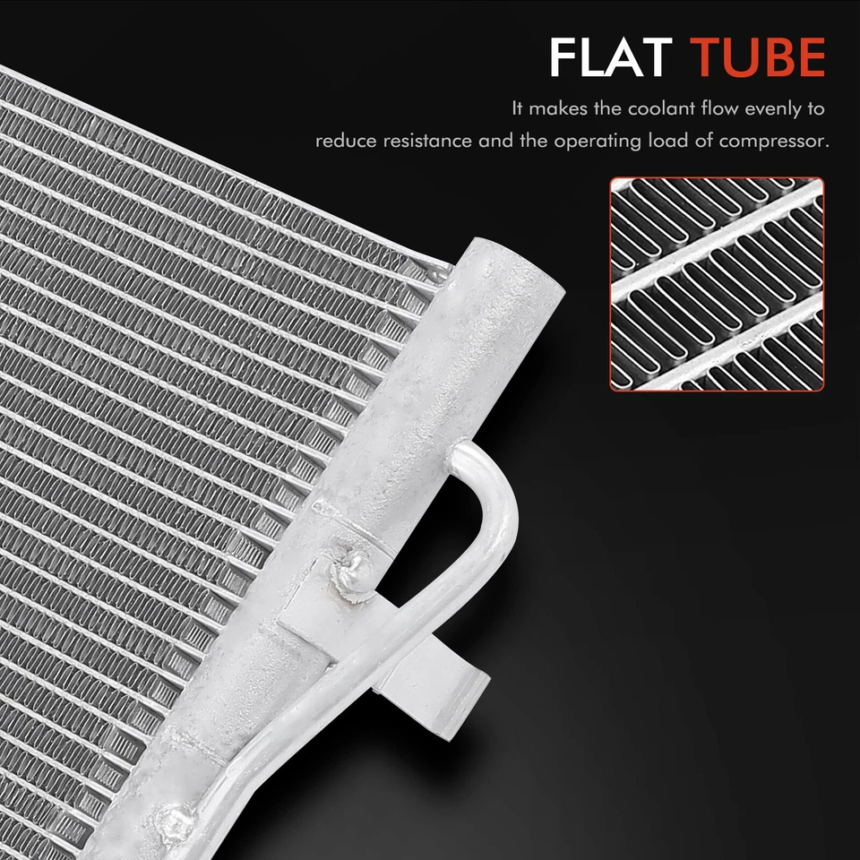 Condensador de CA con receptor secador para Hyundai Sonata 2011-2014 Kia Optima 2011-2015 Foto 3 de 4