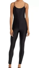 Alice and Olivia Nelda Spaghetti Strap Black Bodysuit L33653 Size 10