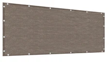 Alion Home© 3 FT Tall Custom Length Mocha Privacy Screen Patio Balcony Fence 