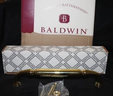 Baldwin Traditional 2578-003 Richmond Door Handle Pull 10 CTC Polished Brass NOS