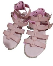 Link Girls Sandal Strappy Pink Size 2 New
