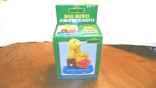 vtg 1989 sesame street big bird am/fm radio JPI # ss 1733 original box working