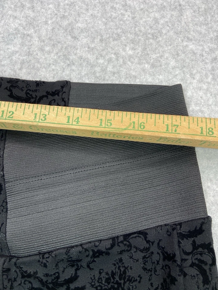 One 5 One Womens Stretch Pants Size Extra Large  Black Velvet Casual Work Comfy - Image 4 of 4