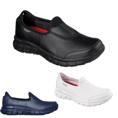 skechers leather nursing shoes