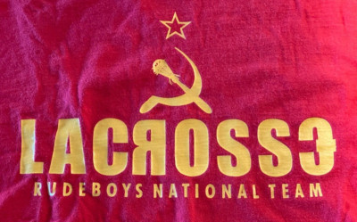 Rudeboys Box Lacrosse t shirt mens XL - NLL PLL - Canada - STX Warrior Brine