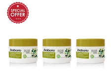 Babaria Body Cream Olive Oil 250 ml (Pack 3)