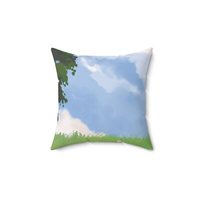 Serene Sky Decorative Pillow, Cozy Home Decor, Nature Lovers Gift, Cloudy Day