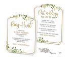 Put a Ring on It and Ring Hunt Bridal Shower Games (25 rings)