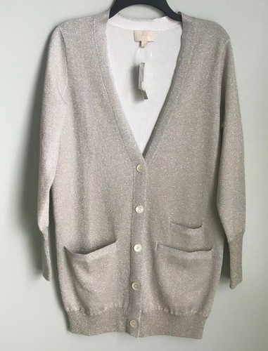 Double Knit Sparkle Cardigan Sweater | eBay