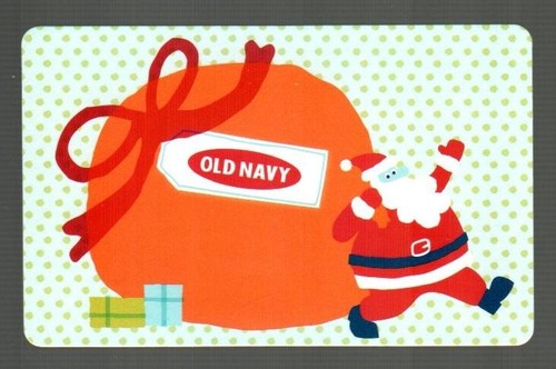 OLD NAVY Santa with Big Bag of Gifts ( 2012 ) Gift Card ( $0 ) - Picture 1 of 2
