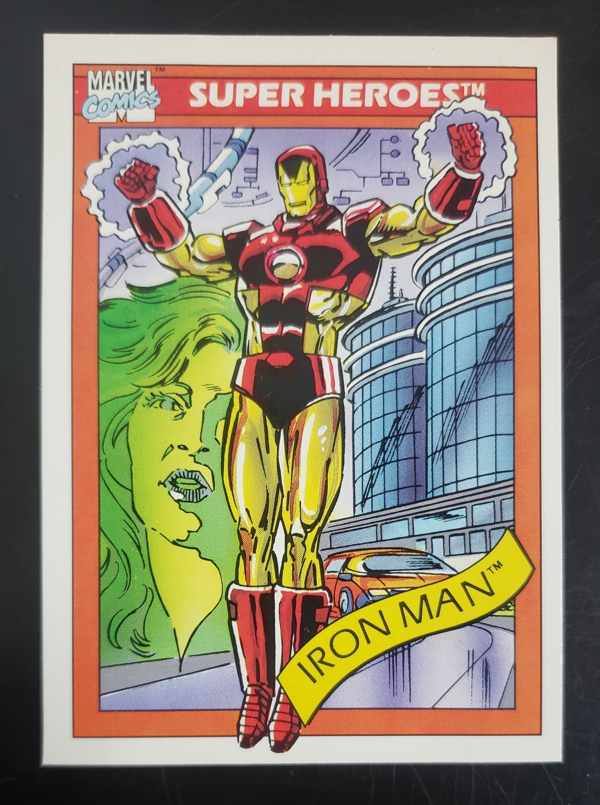 1990 Impel Marvel Universe Iron Man #42