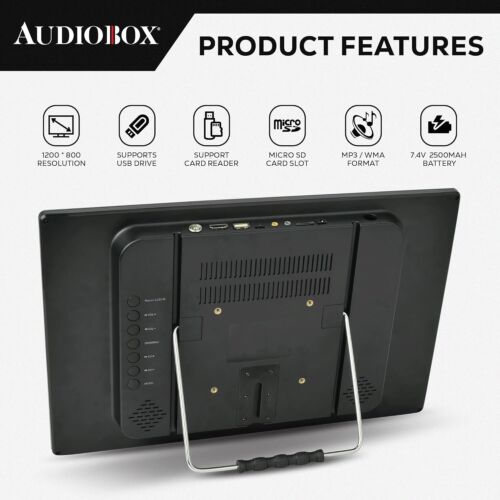Audiobox TV-15 Portable 15" LCD TV & Monitor with HDMI Rechargeable Battery 60Hz - Picture 3 of 7