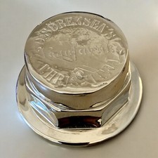 O. Sorensens Vognfabrik Hubcap Threaded Nickel Plated Brass Original Cap Oslo