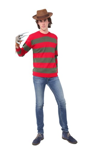 SOMBRERO DE JUMPER SOMBRERO Y GARRAS DE HALLOWEEN PARA HOMBRE PESADILLA ON ELM STREET FREDDY KRUEGER - Imagen 5 de 5