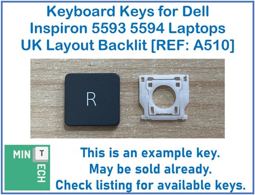 Keyboard Replacement Keys for Dell Inspiron 5593 5594 Laptops UK Layout ...