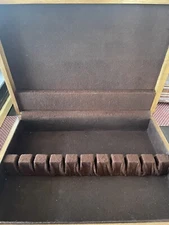 Silverware Wood Flatware Chest Anti Tarnish Box Vintage Unbranded