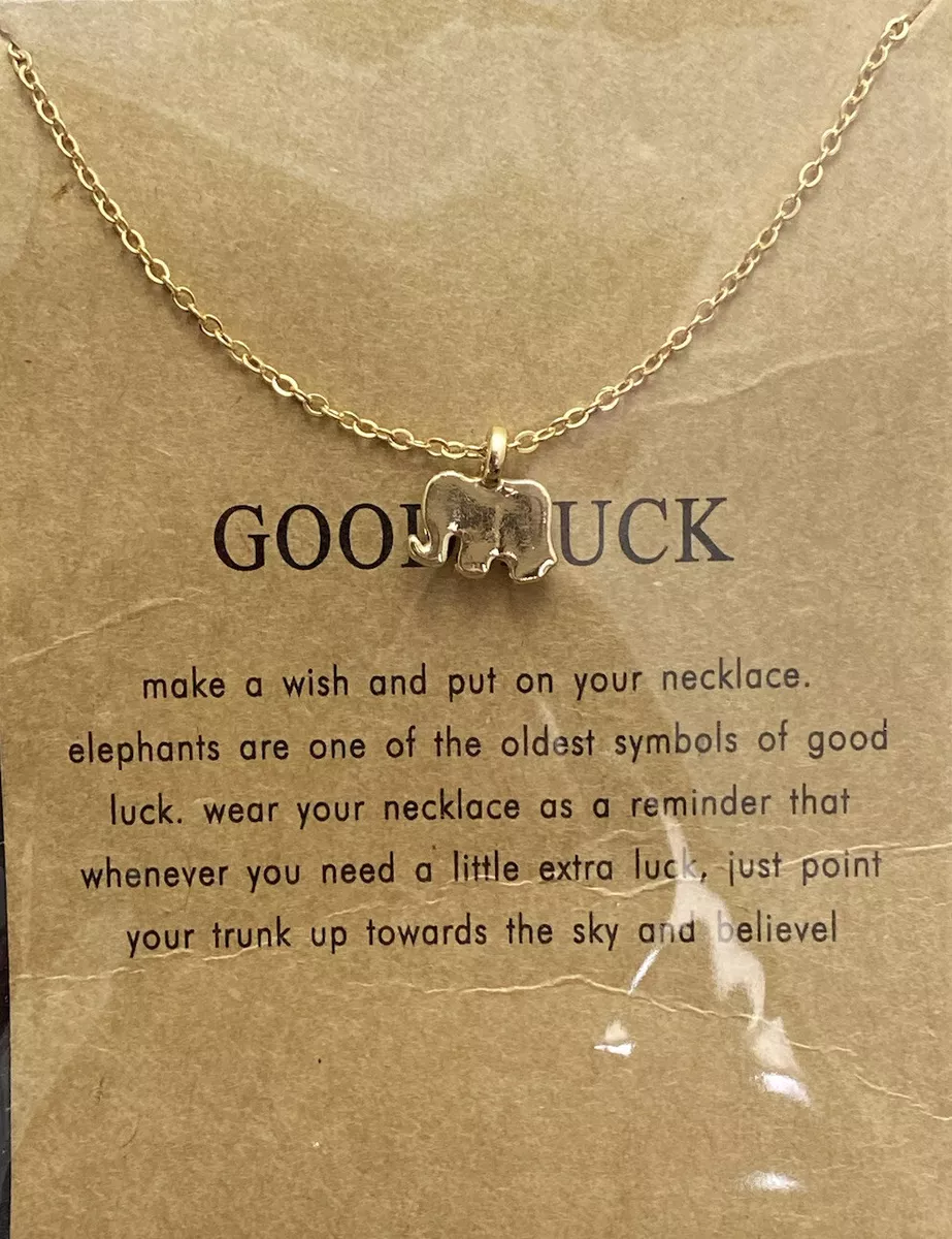 Meaning Necklace Elephant For Luck Thoughtful Gifts For Loved Ones 22 In