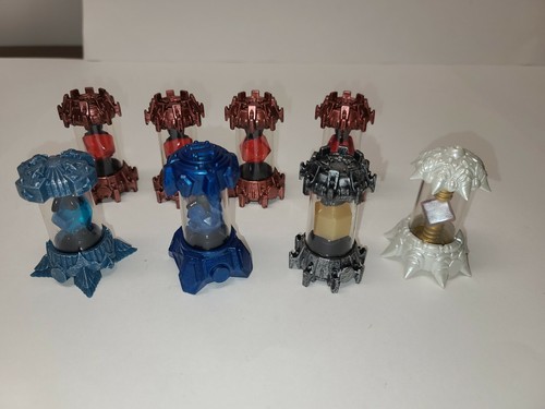 4 Fire Reactor, Water, Air, Tech, Light Fanged Creation Crystals Skylanders 8 - Picture 4 of 4