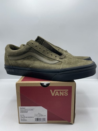 olive vans mens